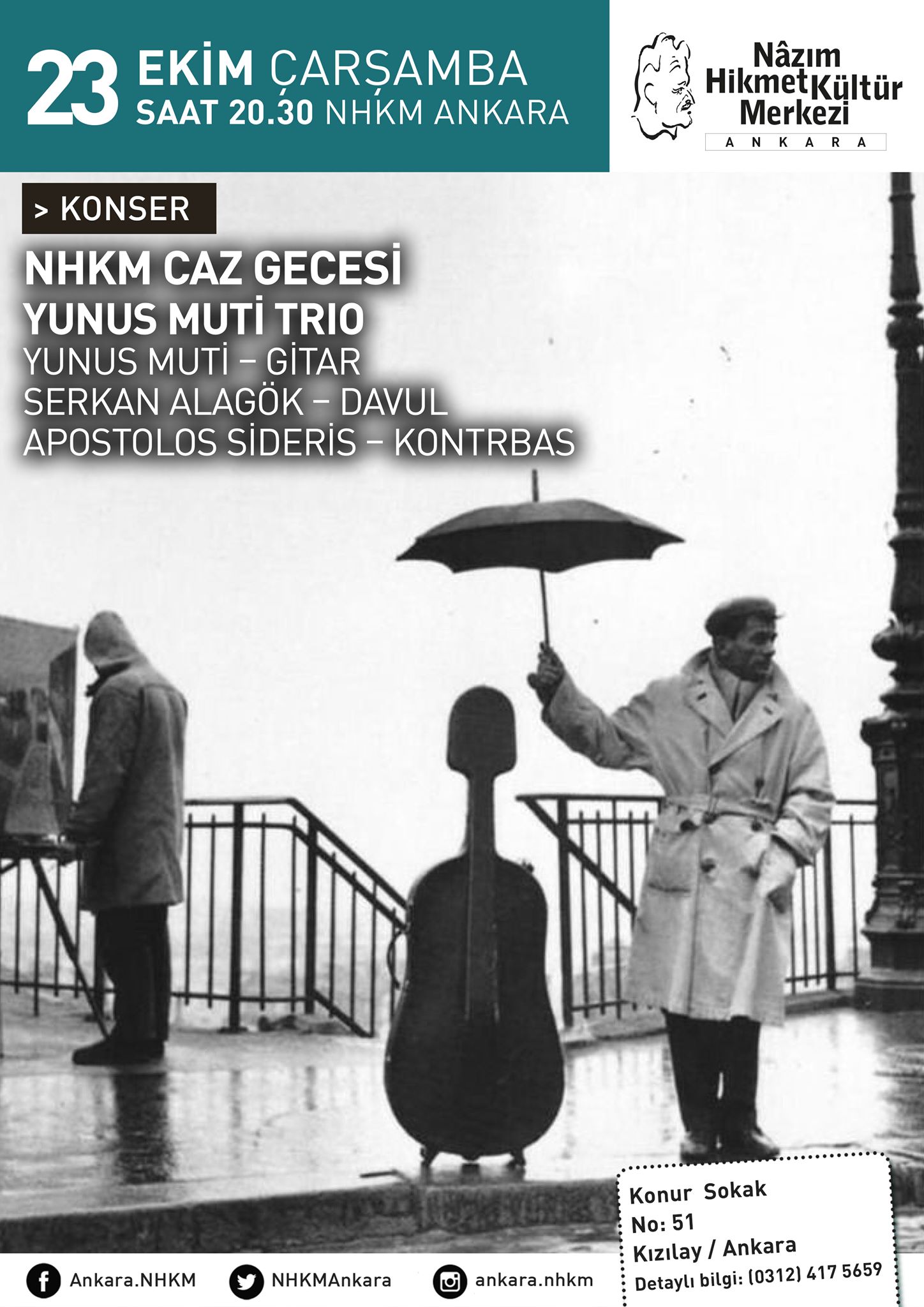 NHKM Caz Gecesi: Yunus Muti Trio